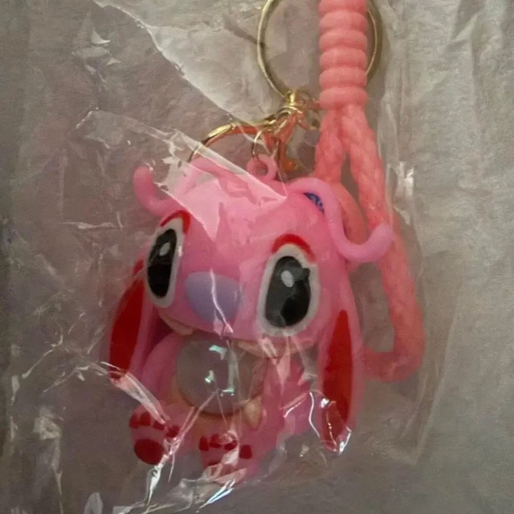light up Pink Stitch Keychain